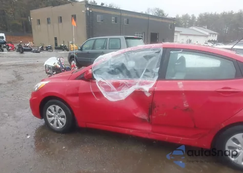 2016 Hyundai Accent Se из США, поврежденный, VIN KMHCT4AEXGU139914